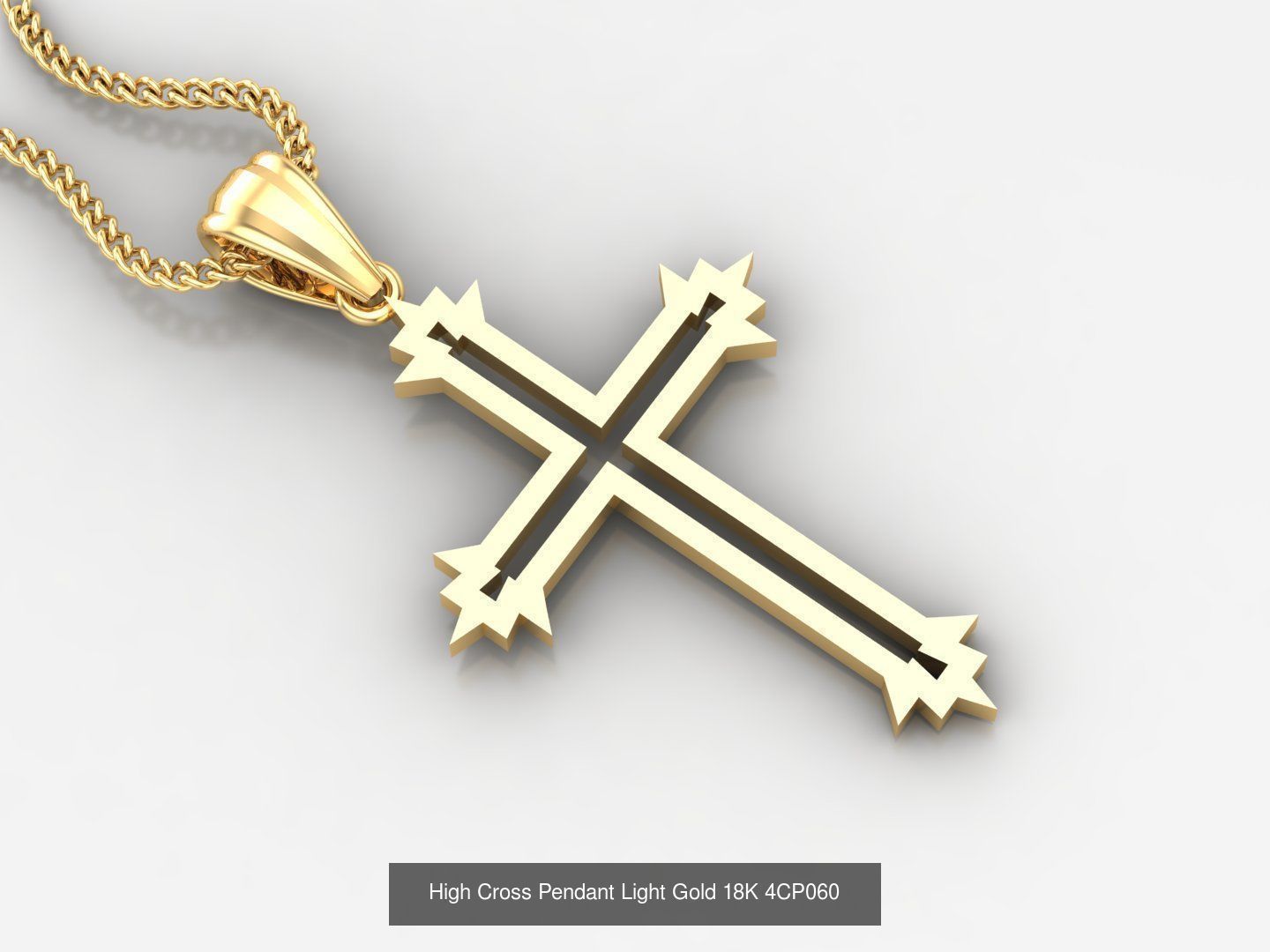 Cross Jesus Christ Pendant Album Version 4 Bulk Discount 3D Model Collection_49