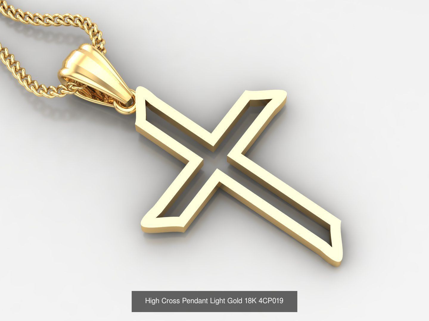Cross Jesus Christ Pendant Album Version 4 Bulk Discount 3D Model Collection_90