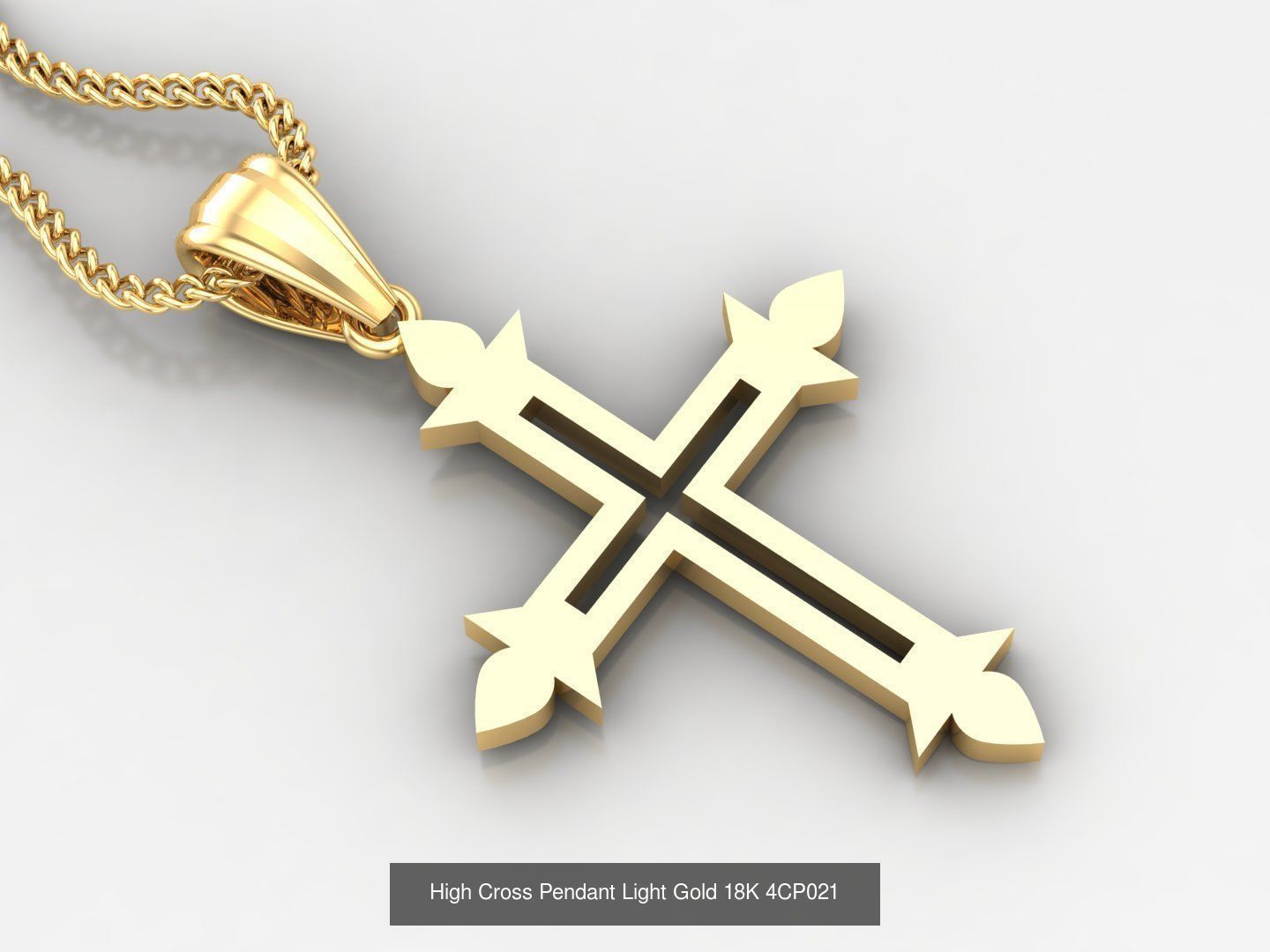 Cross Jesus Christ Pendant Album Version 4 Bulk Discount 3D Model Collection_88