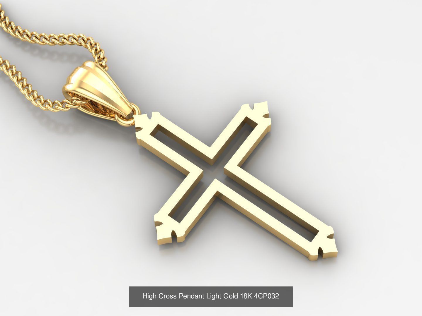 Cross Jesus Christ Pendant Album Version 4 Bulk Discount 3D Model Collection_77
