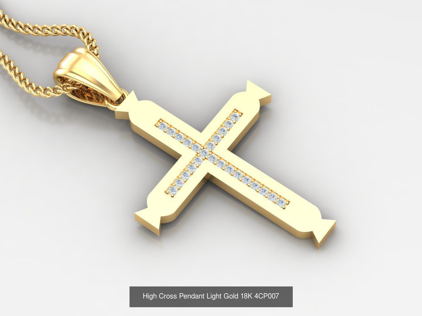 Cross Jesus Christ Pendant Album Version 4 Bulk Discount 3D Model Collection_102