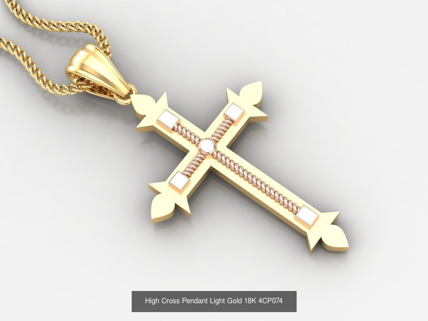 Cross Jesus Christ Pendant Album Version 4 Bulk Discount 3D Model Collection_35