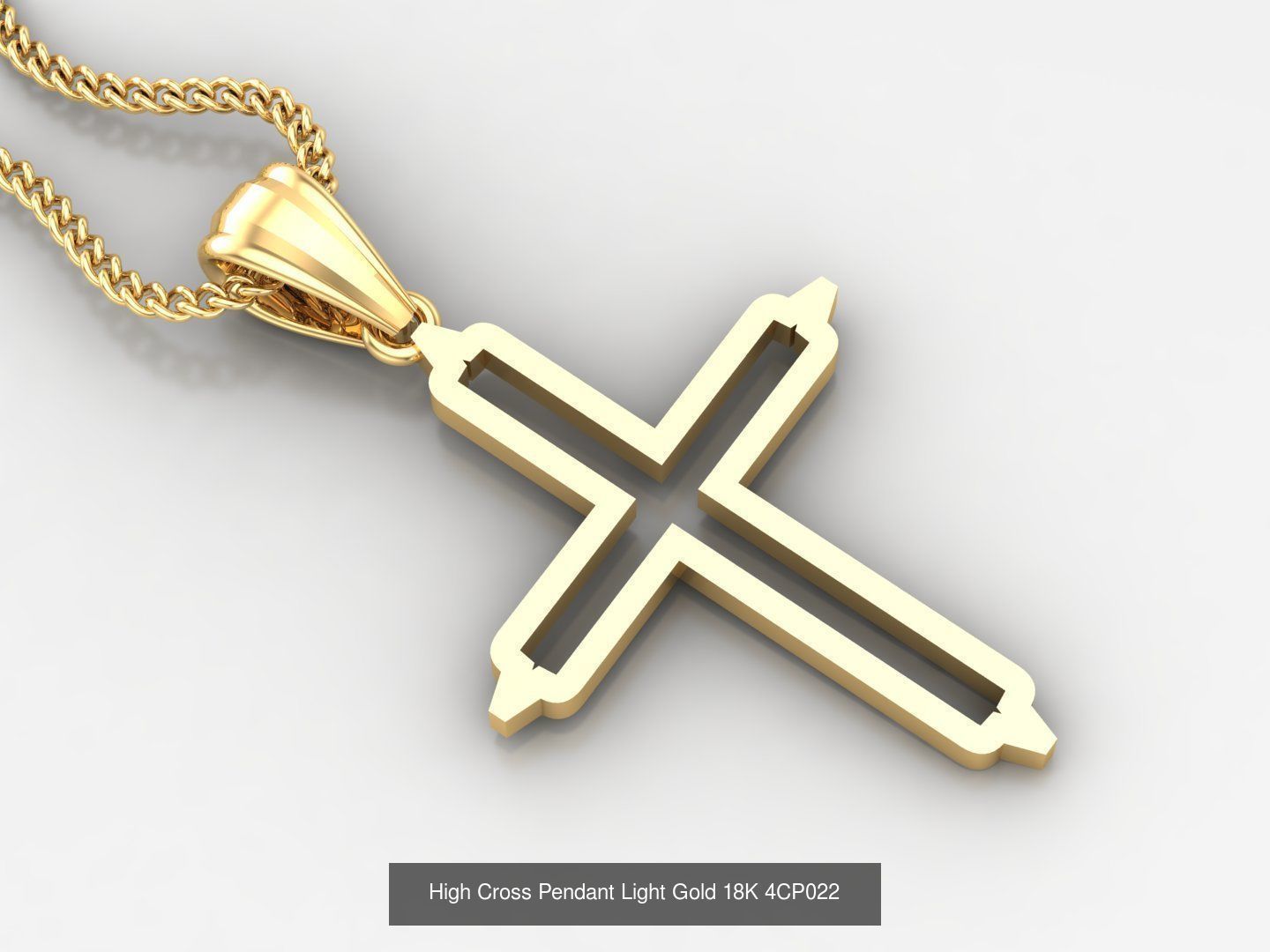 Cross Jesus Christ Pendant Album Version 4 Bulk Discount 3D Model Collection_87