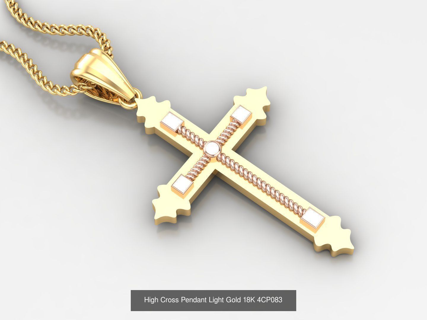 Cross Jesus Christ Pendant Album Version 4 Bulk Discount 3D Model Collection_26
