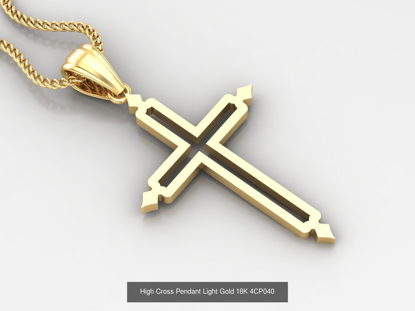 Cross Jesus Christ Pendant Album Version 4 Bulk Discount 3D Model Collection_69