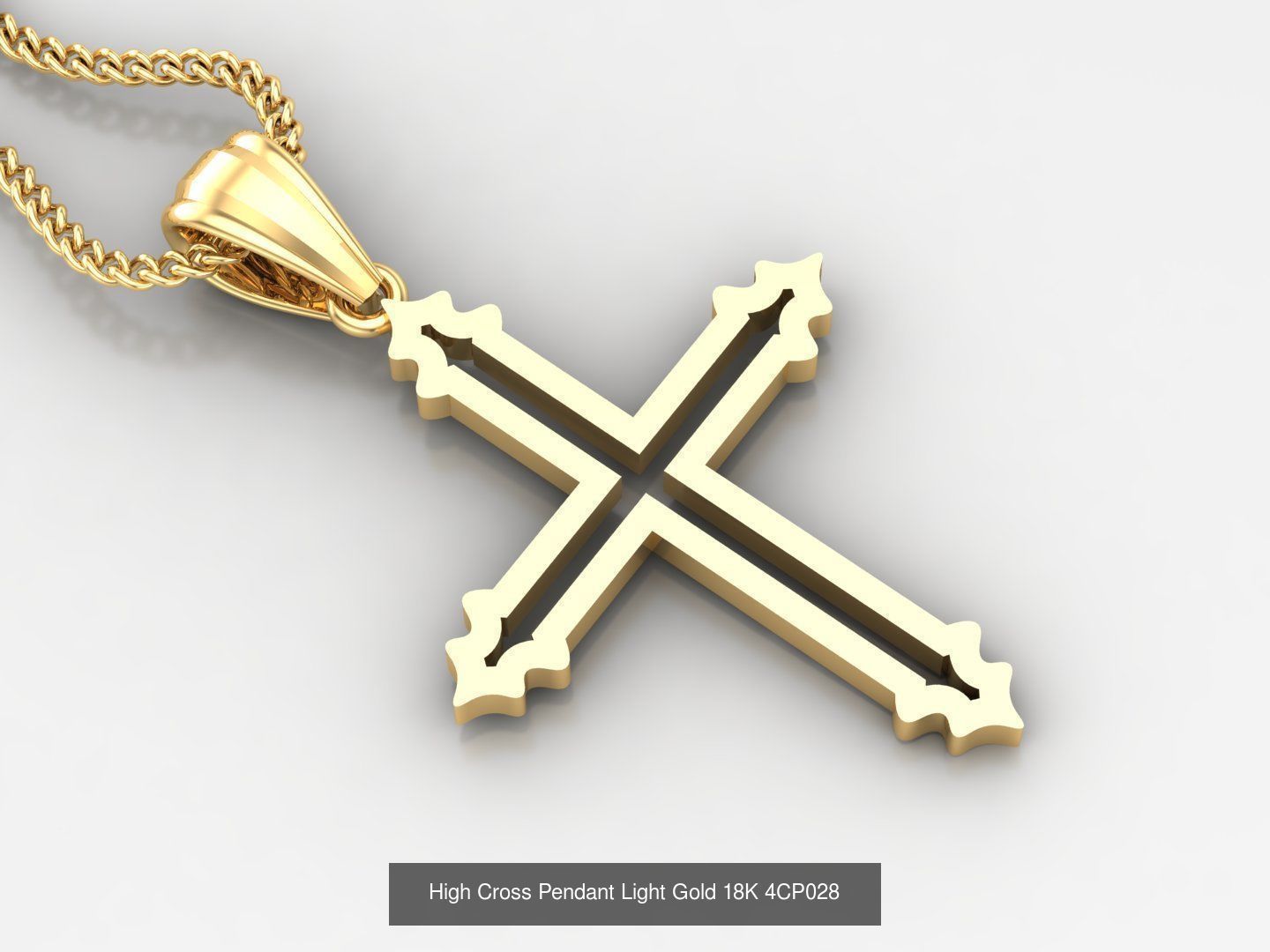 Cross Jesus Christ Pendant Album Version 4 Bulk Discount 3D Model Collection_81