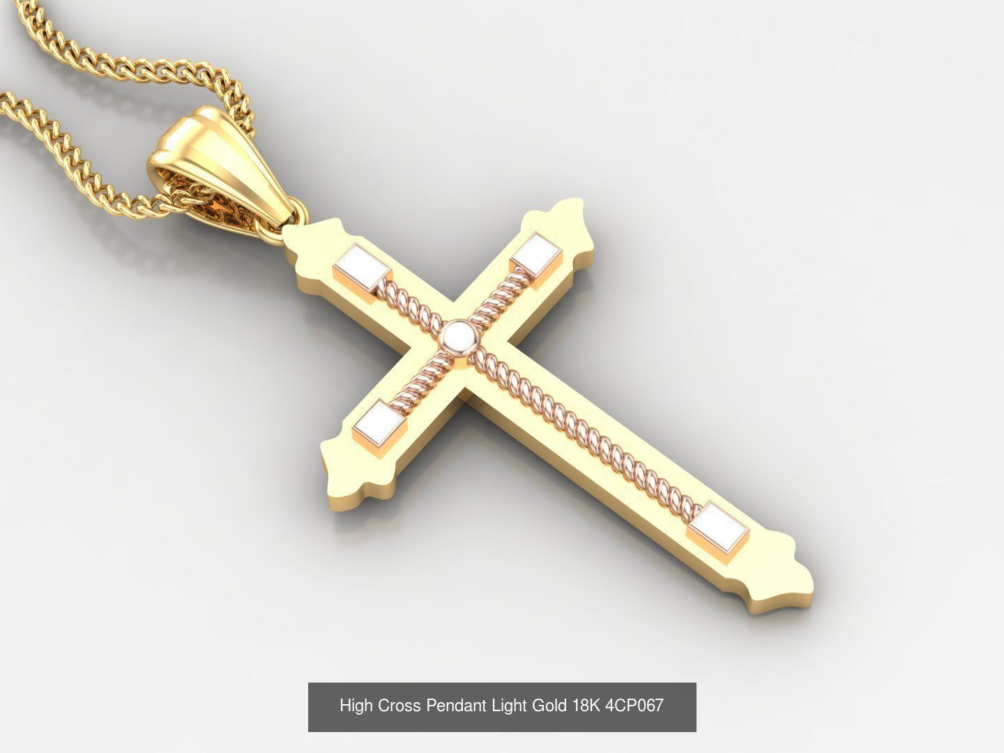 Cross Jesus Christ Pendant Album Version 4 Bulk Discount 3D Model Collection_42