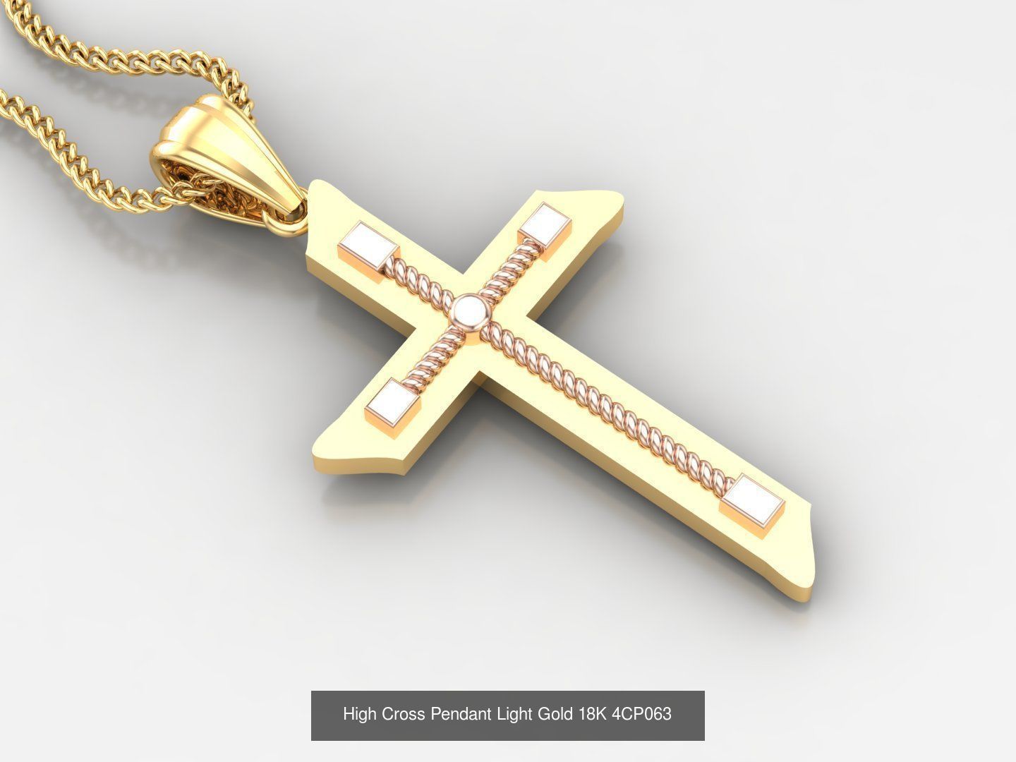 Cross Jesus Christ Pendant Album Version 4 Bulk Discount 3D Model Collection_46
