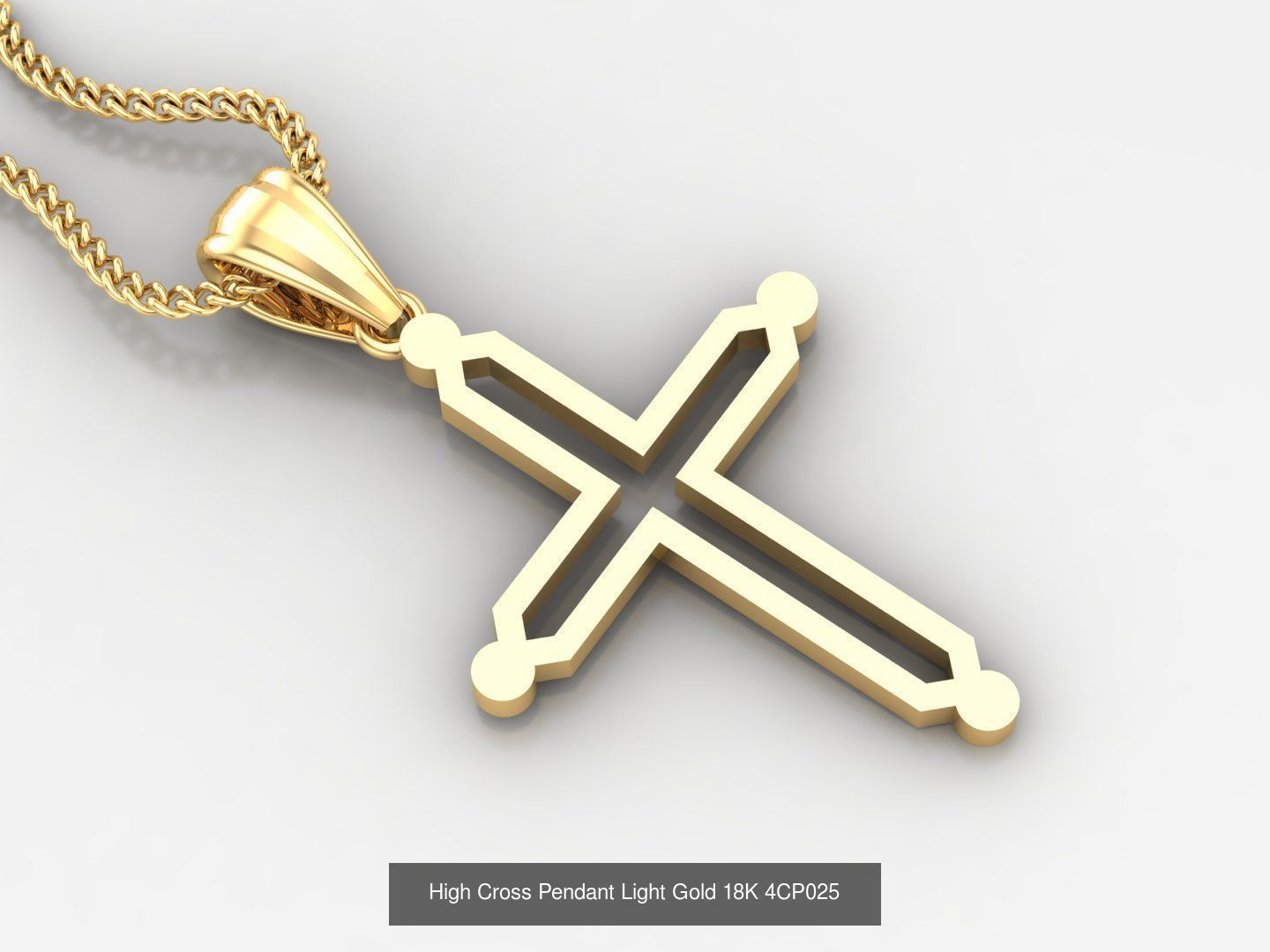 Cross Jesus Christ Pendant Album Version 4 Bulk Discount 3D Model Collection_84