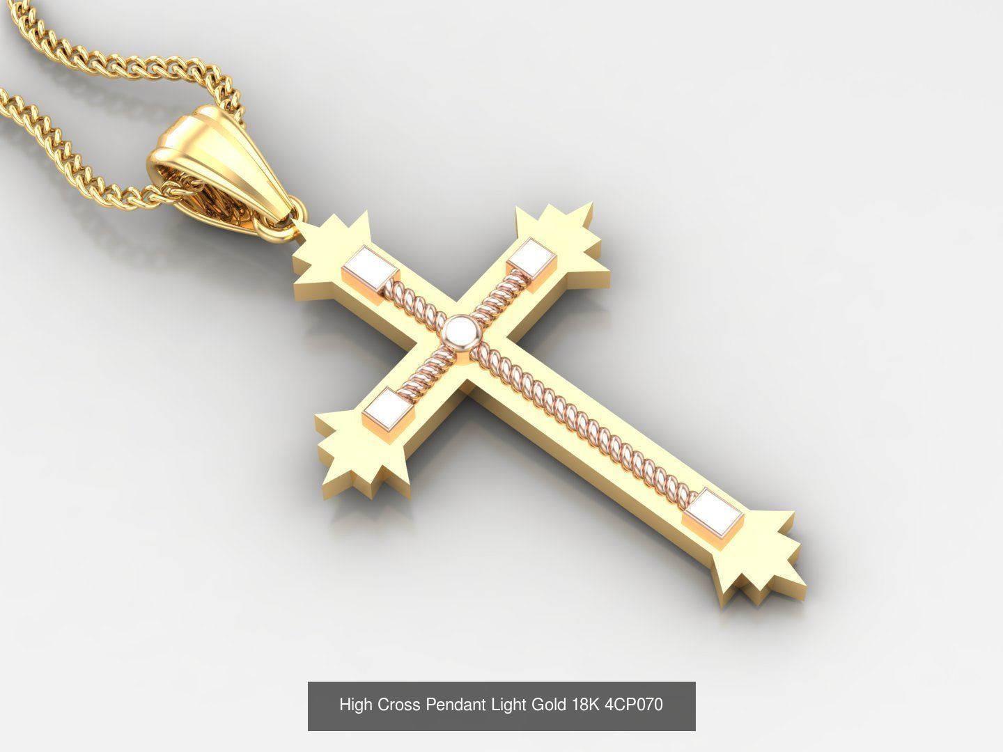 Cross Jesus Christ Pendant Album Version 4 Bulk Discount 3D Model Collection_39