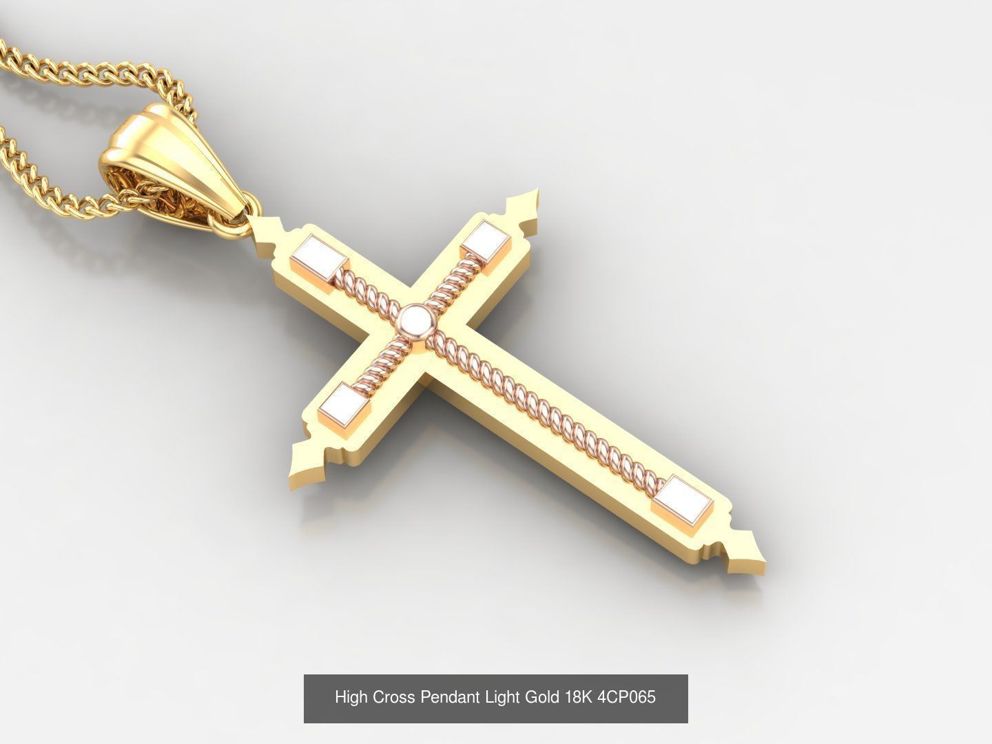 Cross Jesus Christ Pendant Album Version 4 Bulk Discount 3D Model Collection_44