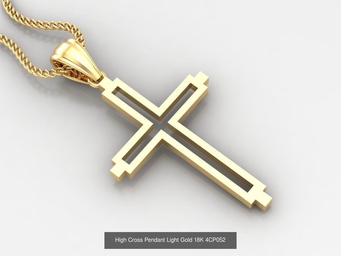 Cross Jesus Christ Pendant Album Version 4 Bulk Discount 3D Model Collection_57