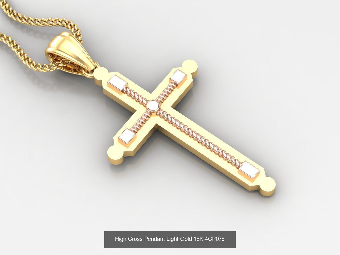 Cross Jesus Christ Pendant Album Version 4 Bulk Discount 3D Model Collection_31