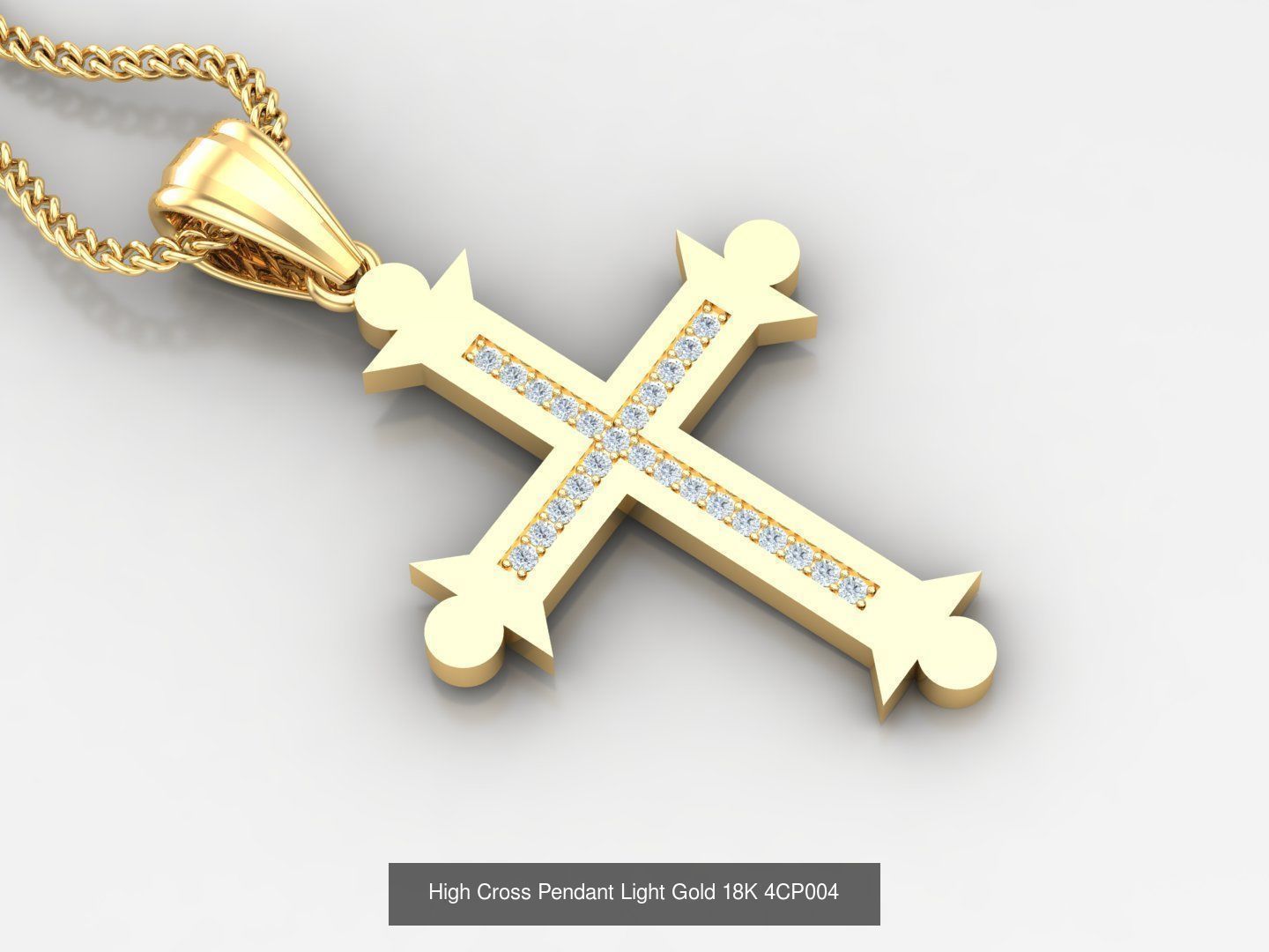 Cross Jesus Christ Pendant Album Version 4 Bulk Discount 3D Model Collection_105