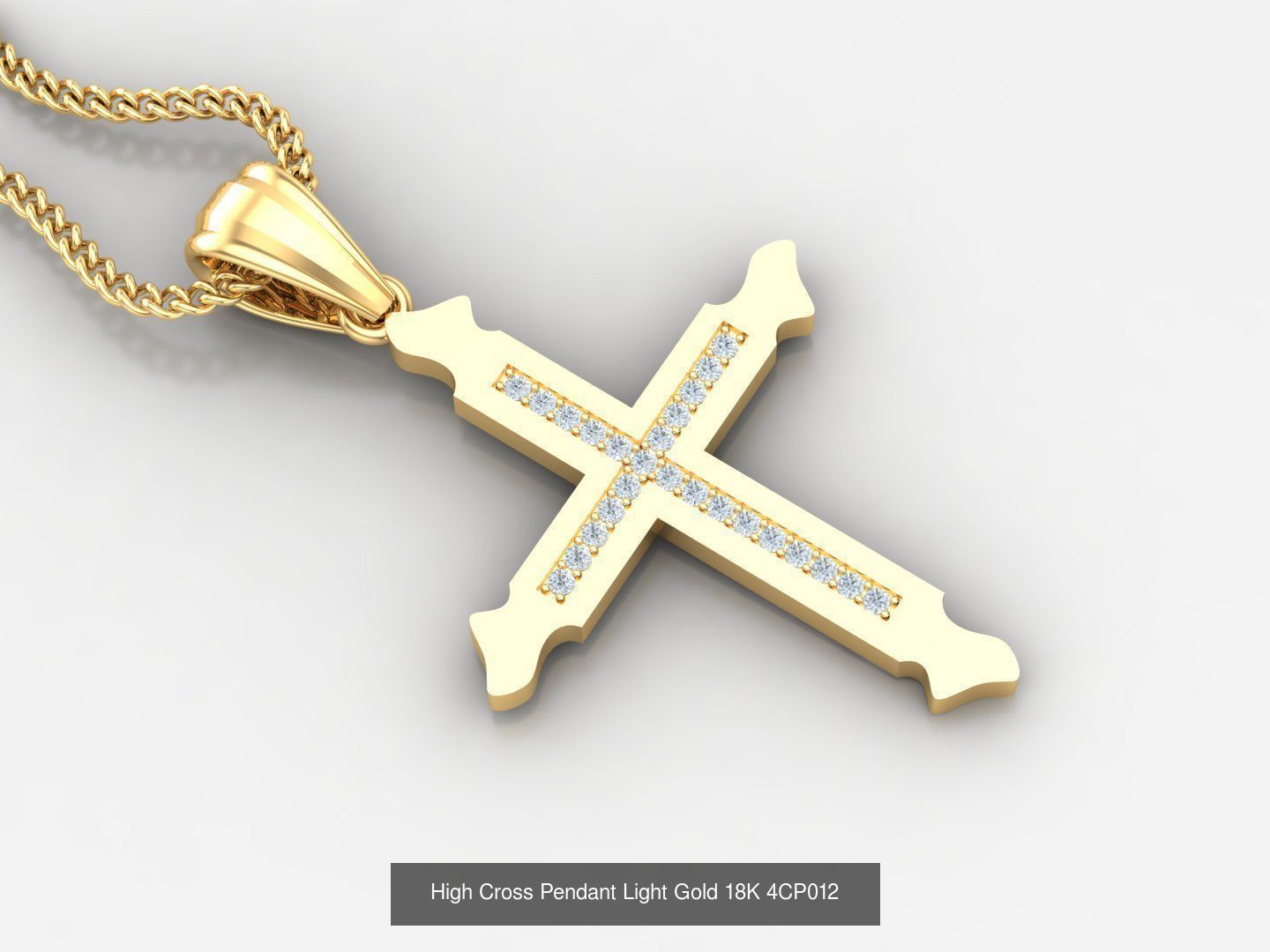 Cross Jesus Christ Pendant Album Version 4 Bulk Discount 3D Model Collection_97