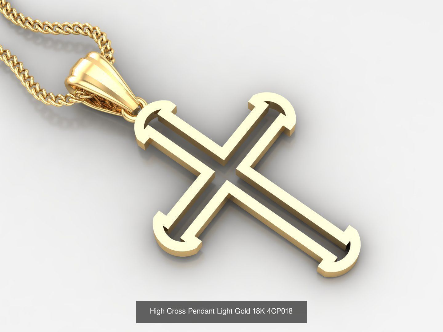 Cross Jesus Christ Pendant Album Version 4 Bulk Discount 3D Model Collection_91