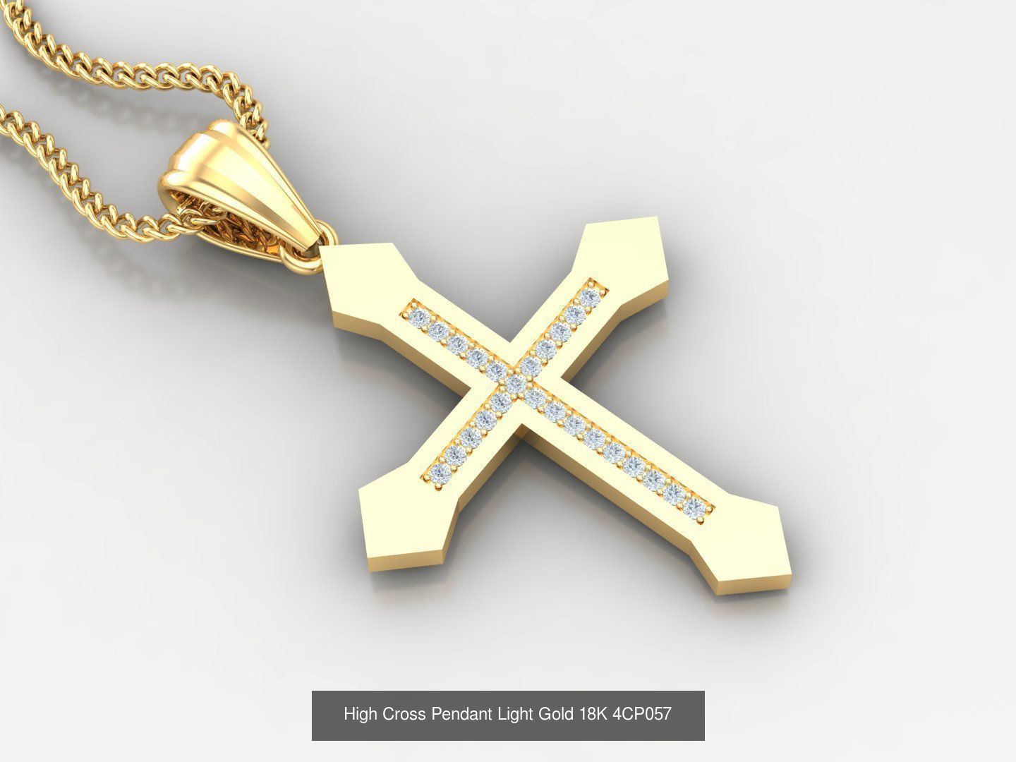 Cross Jesus Christ Pendant Album Version 4 Bulk Discount 3D Model Collection_52