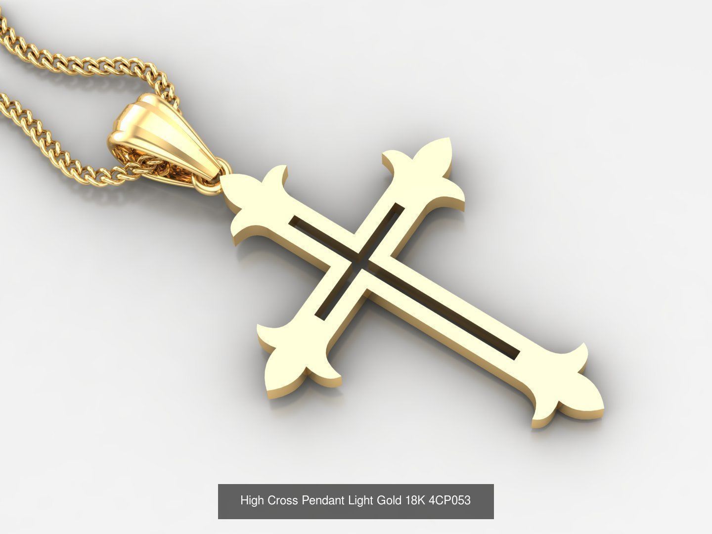 Cross Jesus Christ Pendant Album Version 4 Bulk Discount 3D Model Collection_56