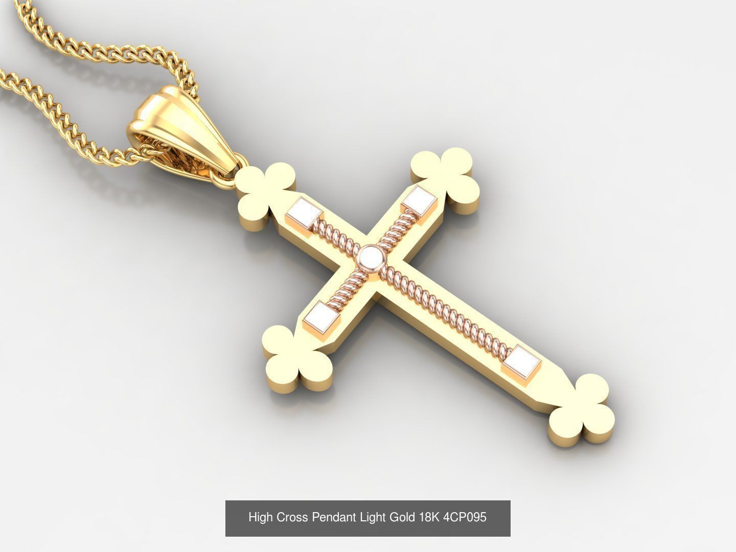 Cross Jesus Christ Pendant Album Version 4 Bulk Discount 3D Model Collection_14