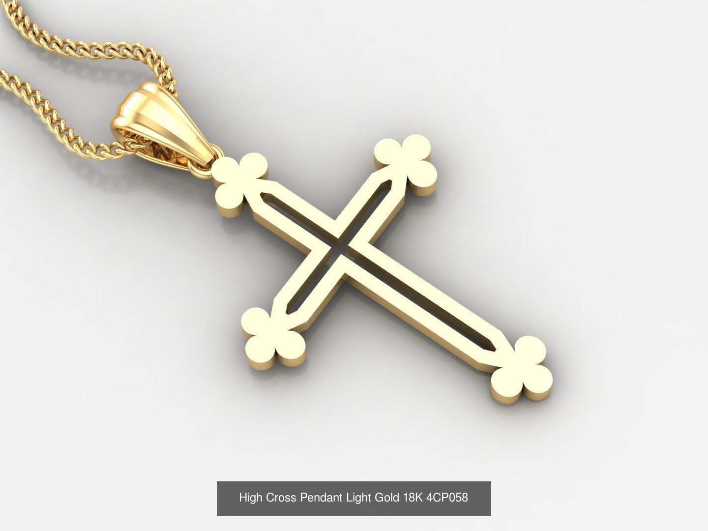 Cross Jesus Christ Pendant Album Version 4 Bulk Discount 3D Model Collection_51