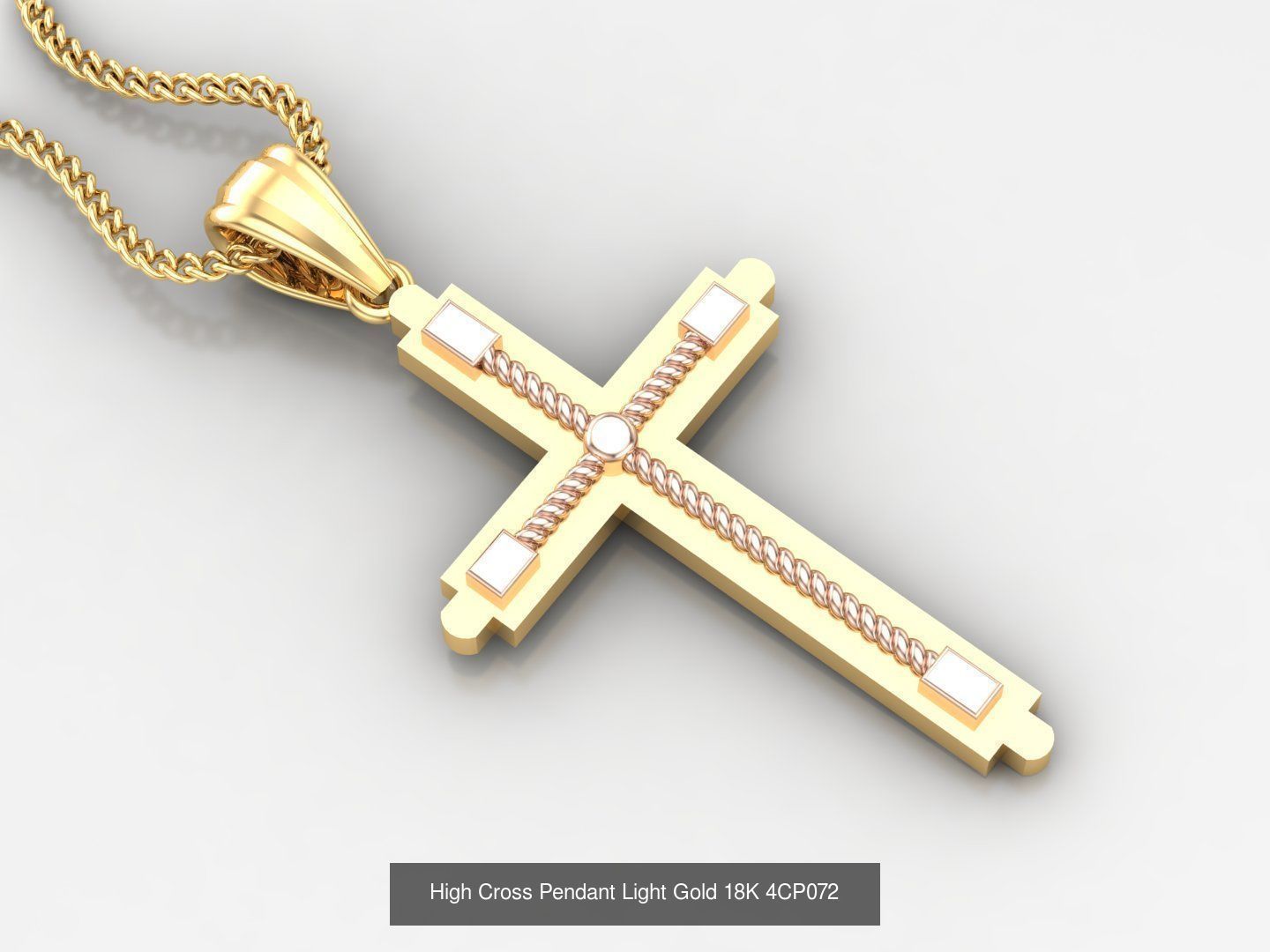Cross Jesus Christ Pendant Album Version 4 Bulk Discount 3D Model Collection_37