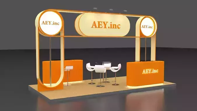 Exhibition Activation  3 meter x 6 meter island