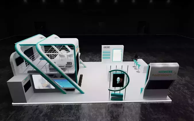 booth 8x12 two floor 