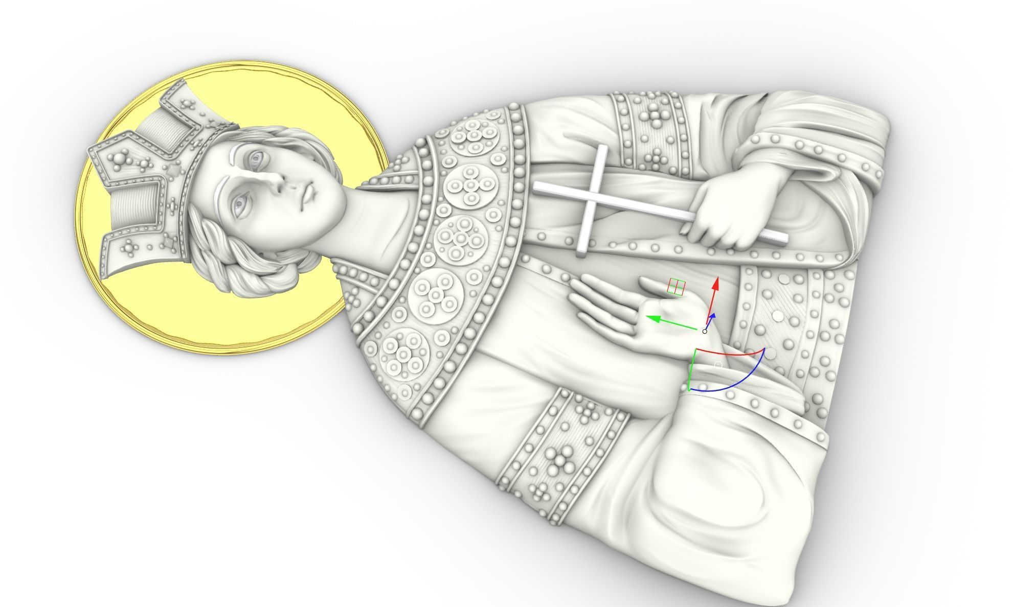 Saint Irene 3D print model_4