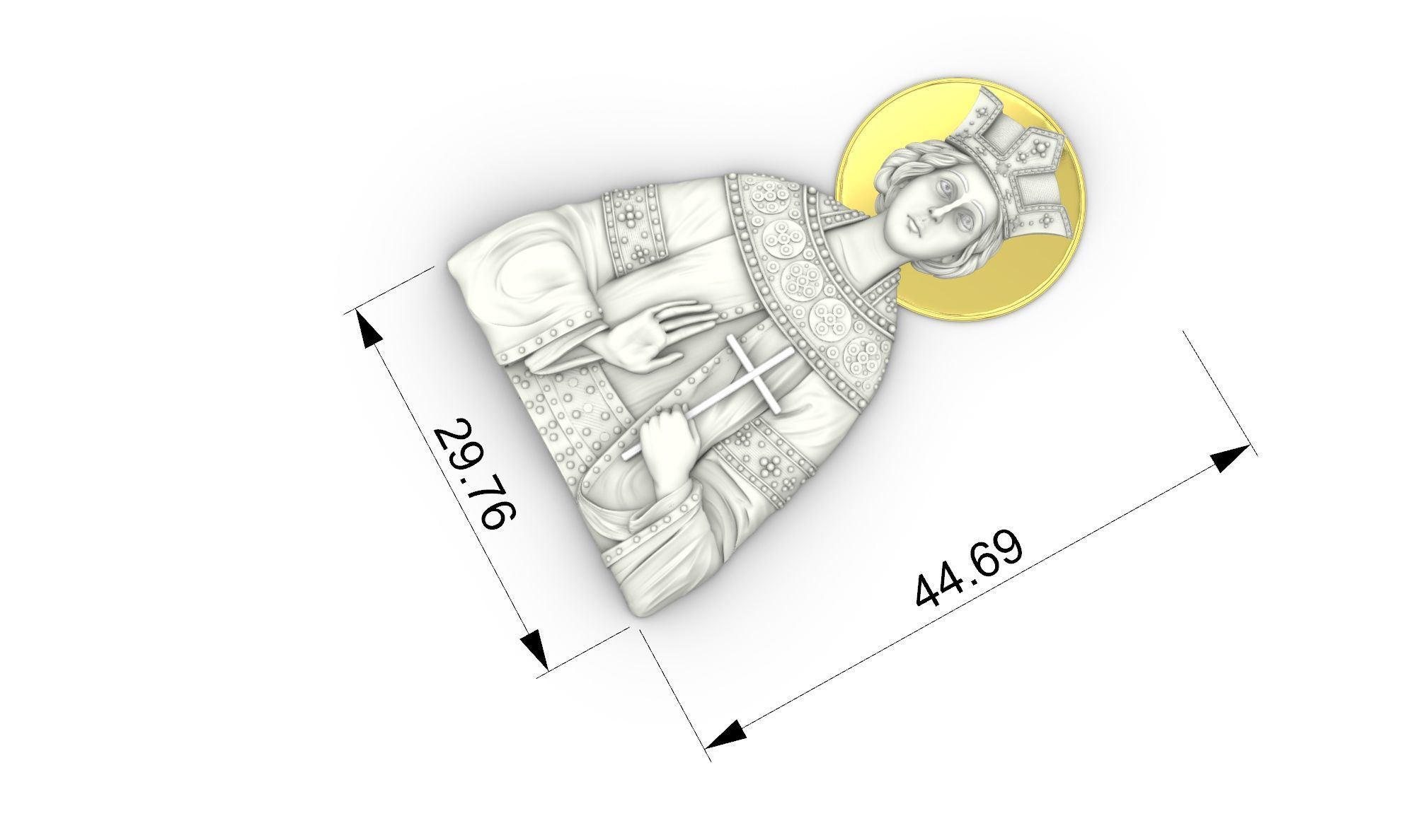 Saint Irene 3D print model_2