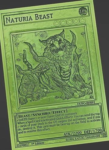 NATURIA BEAST - YU-GI-OH 3D print model
