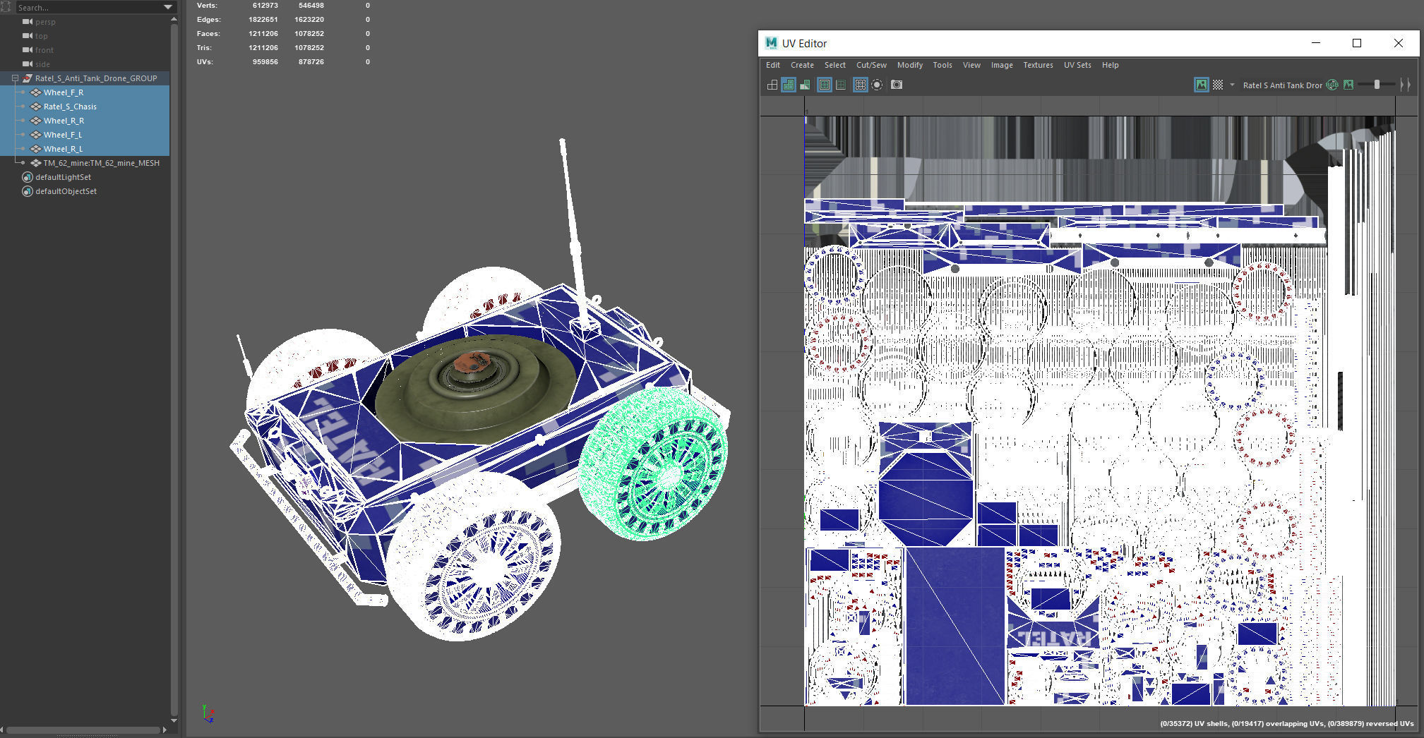 Ratel S Unmanned Ground Vehicle Ultra Realistic 3D Model 3D model_9