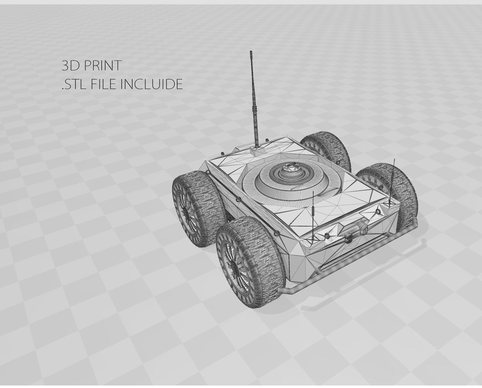 Ratel S Unmanned Ground Vehicle Ultra Realistic 3D Model 3D model_13
