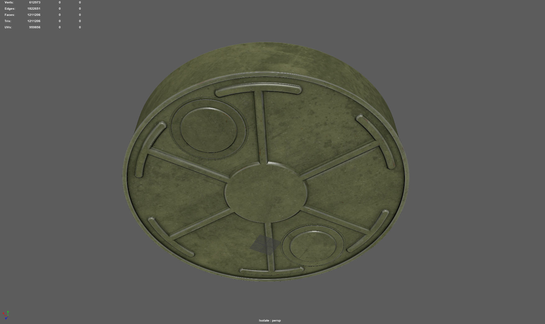 Ratel S Unmanned Ground Vehicle Ultra Realistic 3D Model 3D model_11