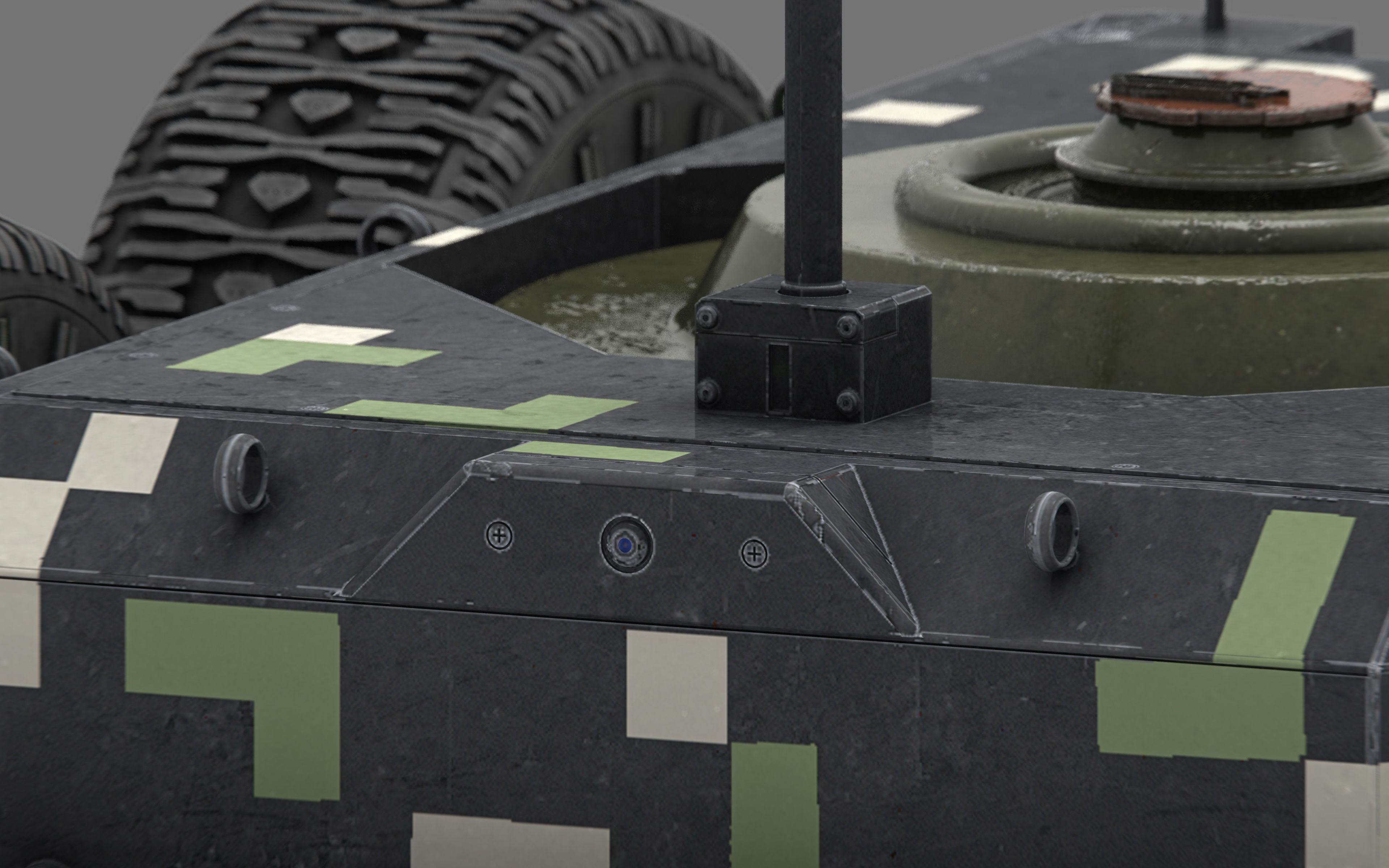 Ratel S Unmanned Ground Vehicle Ultra Realistic 3D Model 3D model_4