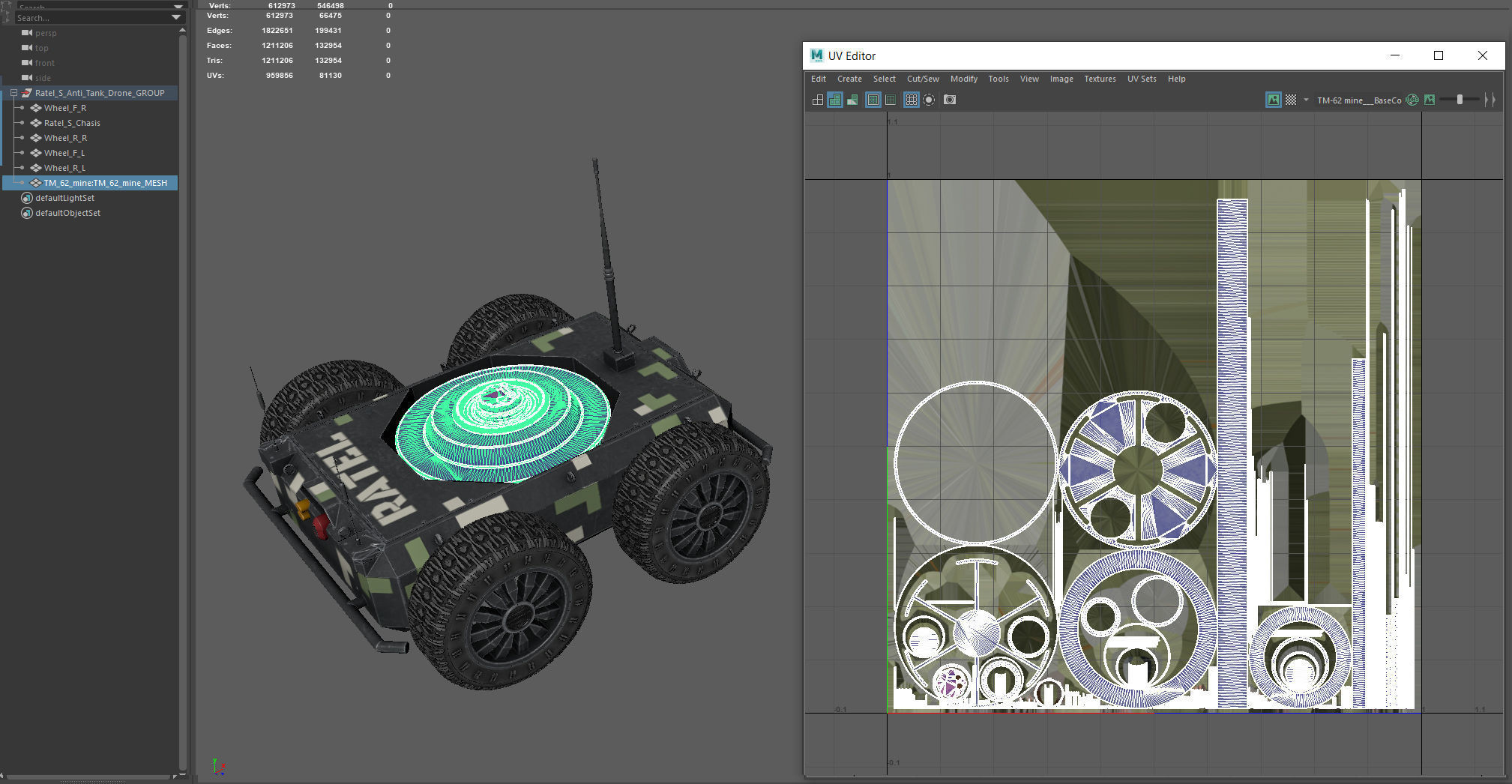 Ratel S Unmanned Ground Vehicle Ultra Realistic 3D Model 3D model_10