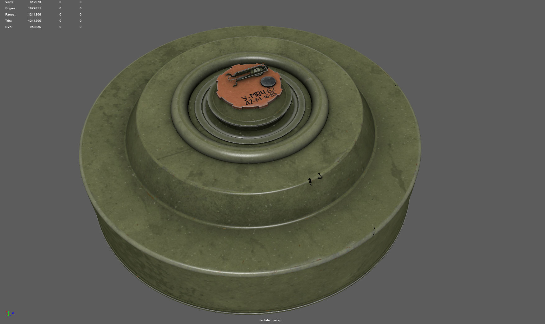 Ratel S Unmanned Ground Vehicle Ultra Realistic 3D Model 3D model_12