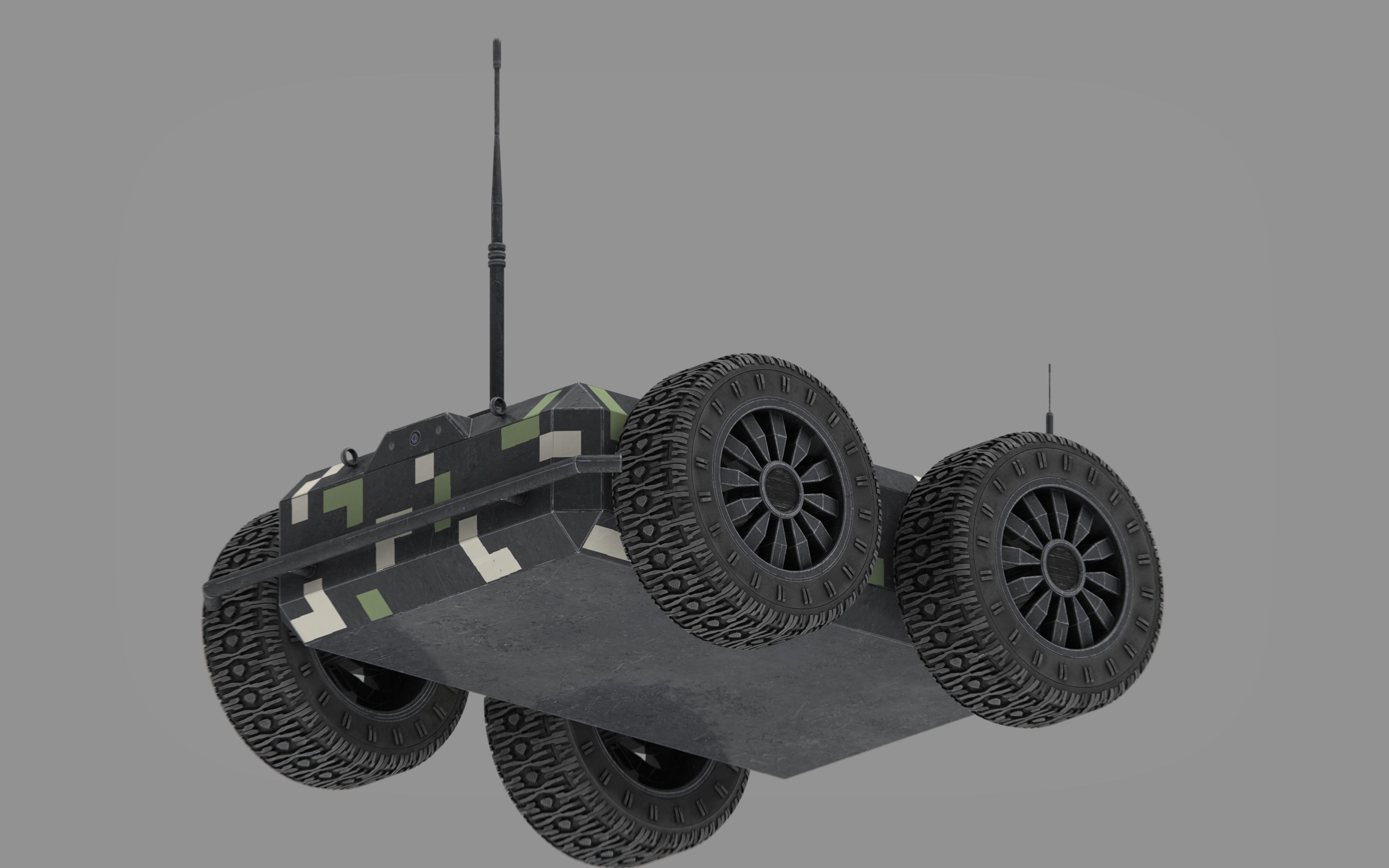 Ratel S Unmanned Ground Vehicle Ultra Realistic 3D Model 3D model_23