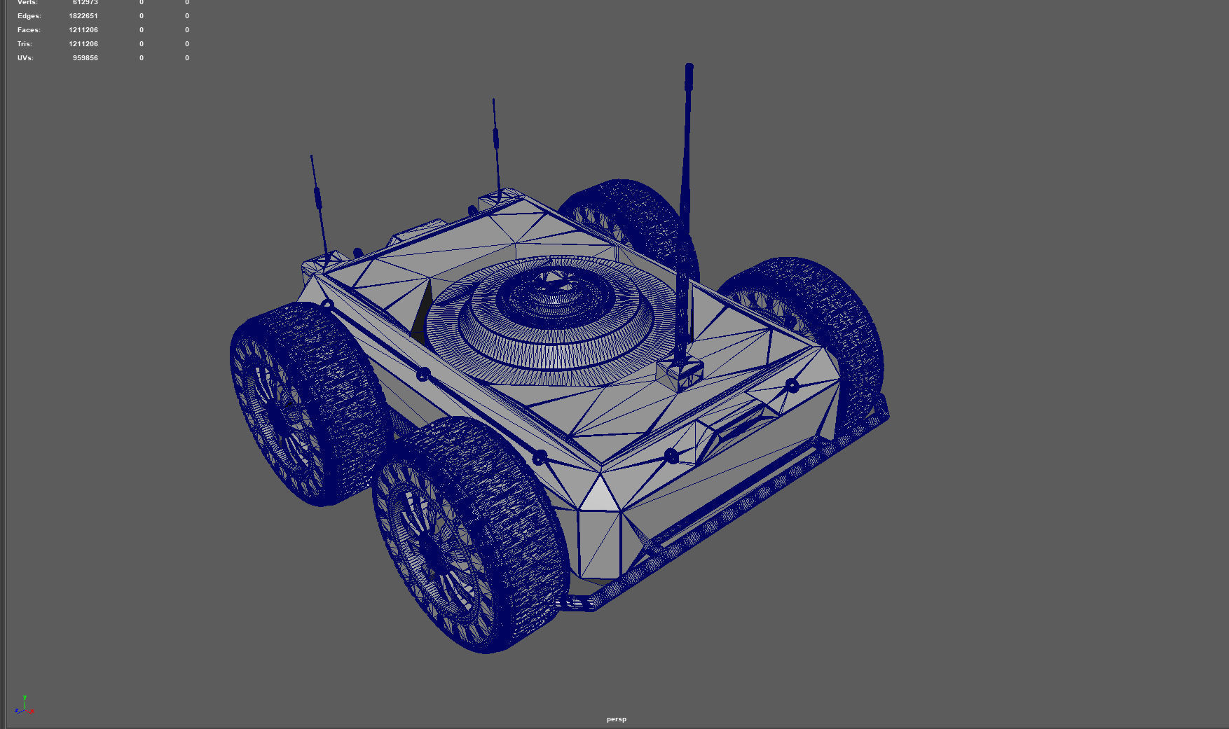 Ratel S Unmanned Ground Vehicle Ultra Realistic 3D Model 3D model_16