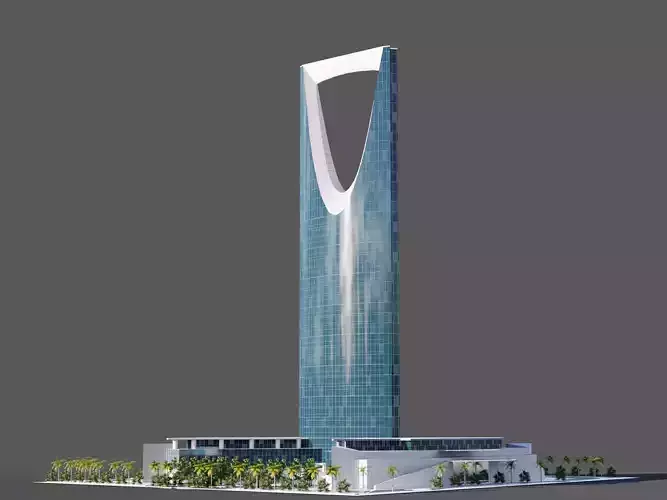Kingdom Centre - Riyadh saudi arabia 3D model