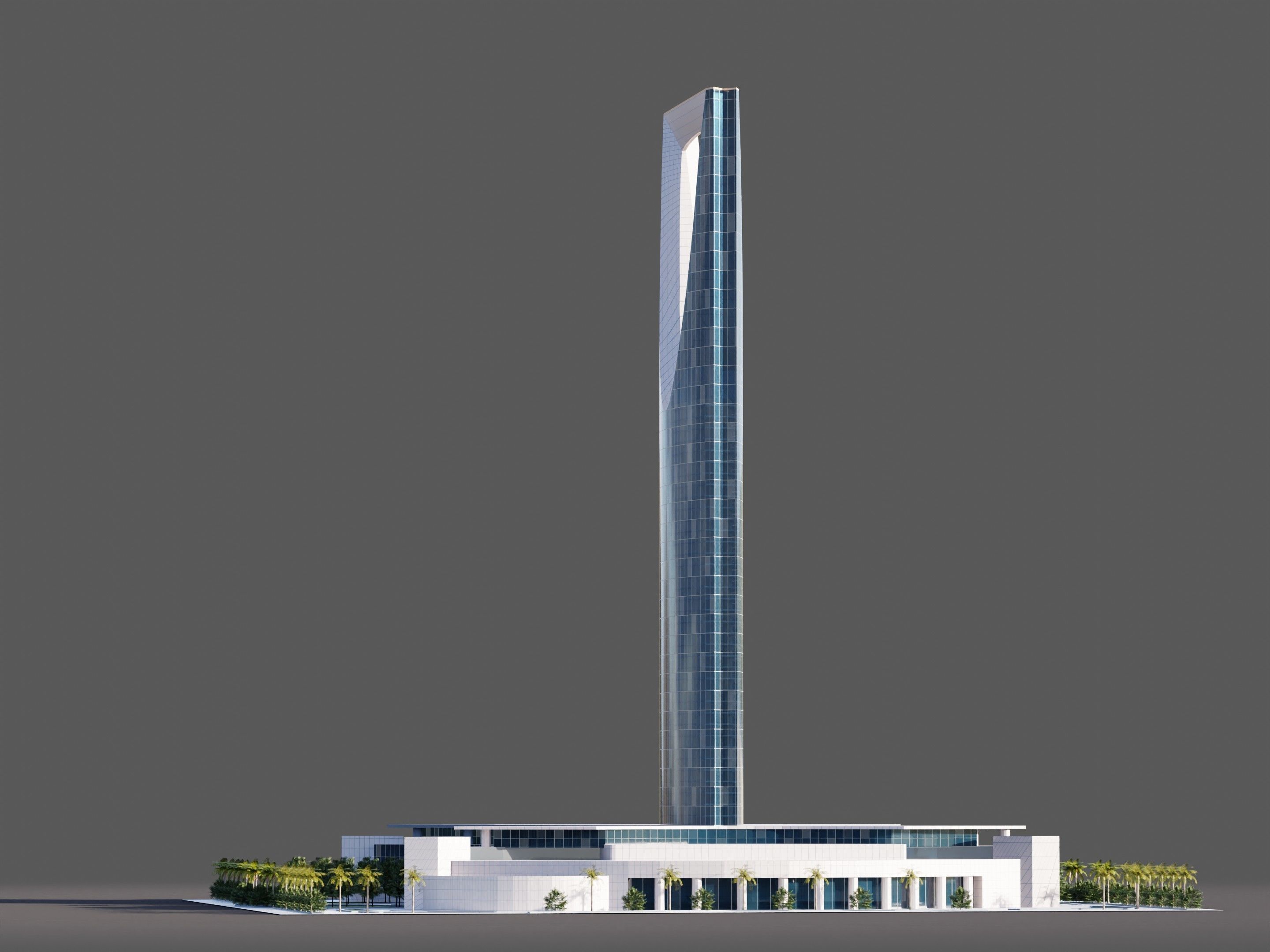 Kingdom Centre - Riyadh saudi arabia 3D model_3