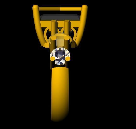 Cocktail Ring 3dm file 3D print model_4