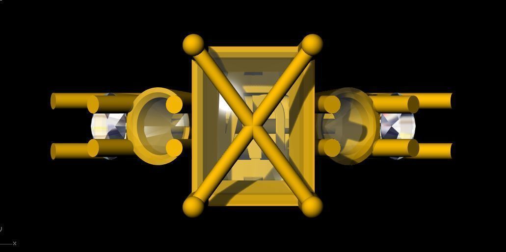 Cocktail Ring 3dm file 3D print model_2