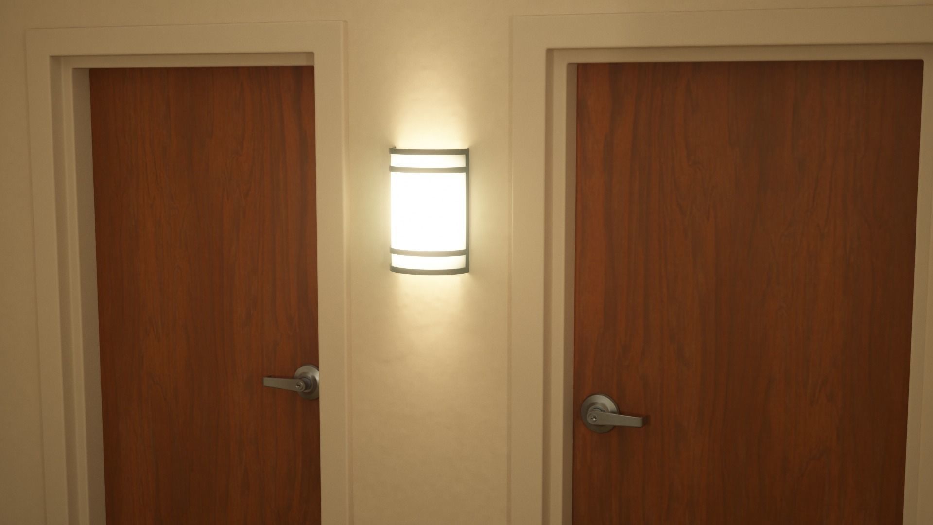 Hotel Hallway Octane 3D model_1