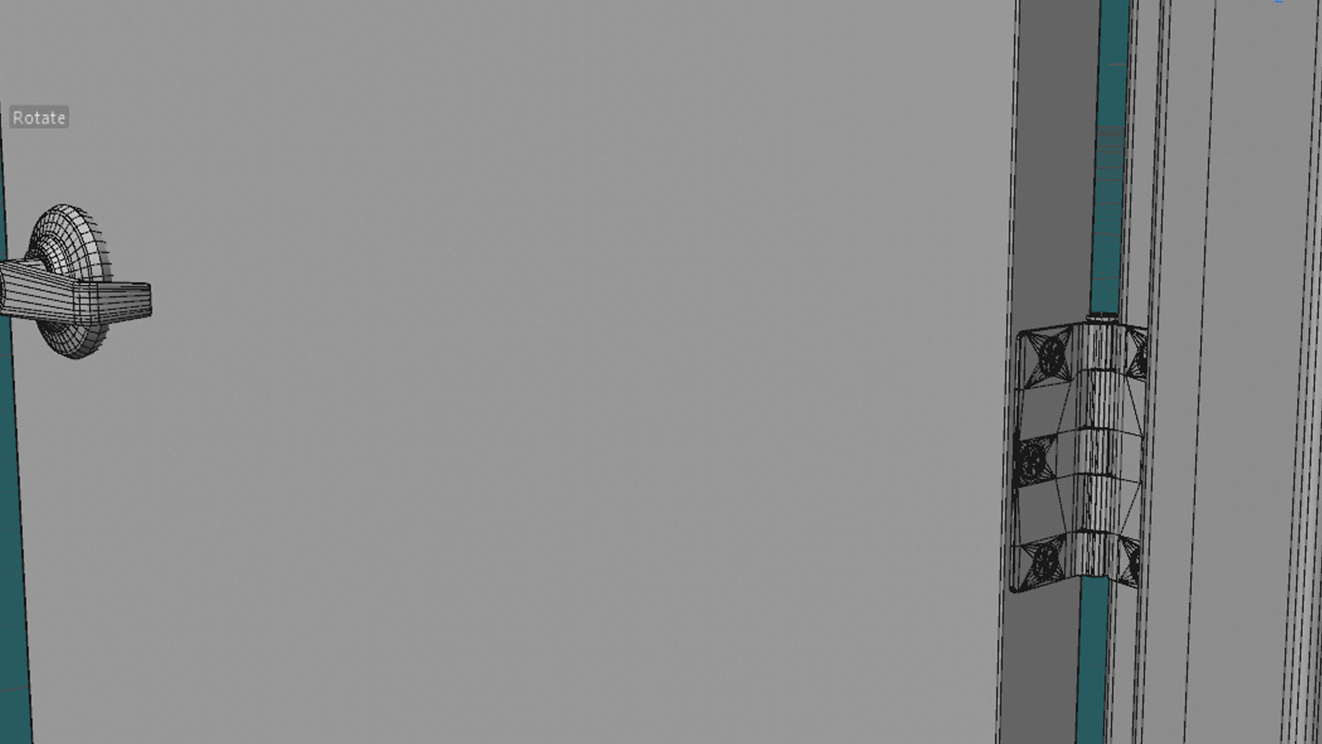 Hotel Hallway Octane 3D model_8