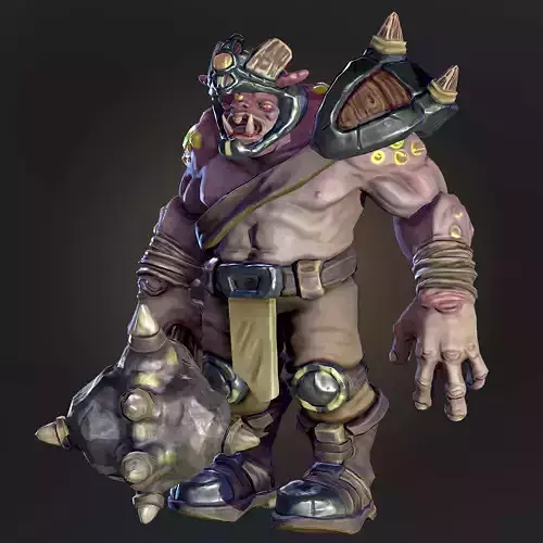 Game ready orc character