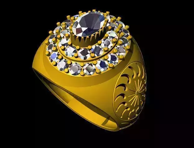 Cluster Ring 3dm file