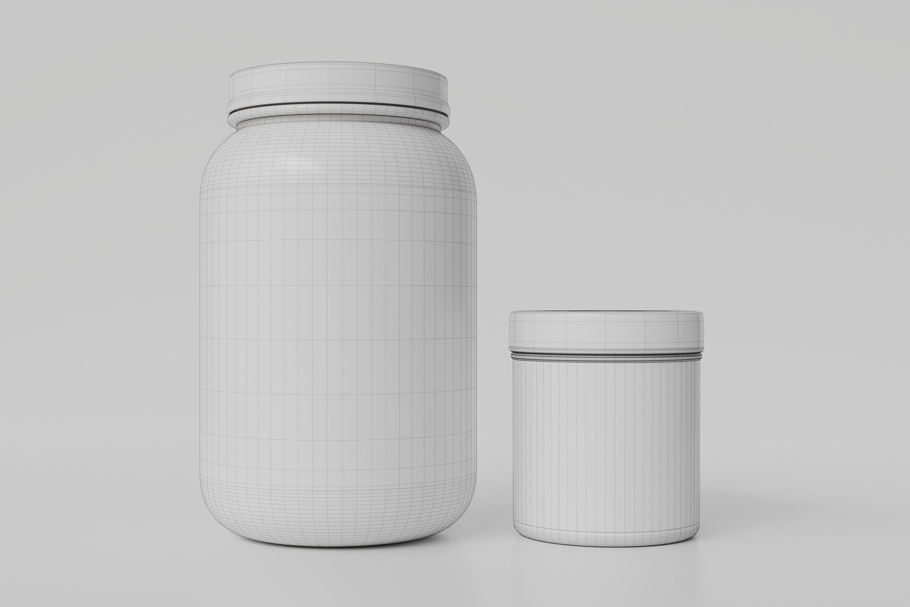Protein Powder 3D model 3D model_2