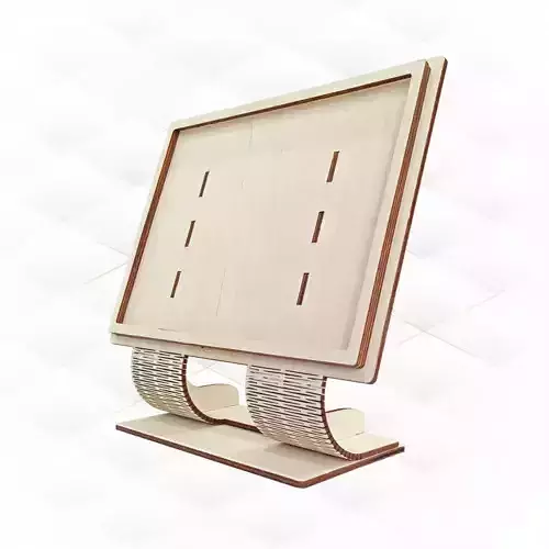 Picture frame 5x7 inch horizontal pattern laser cut