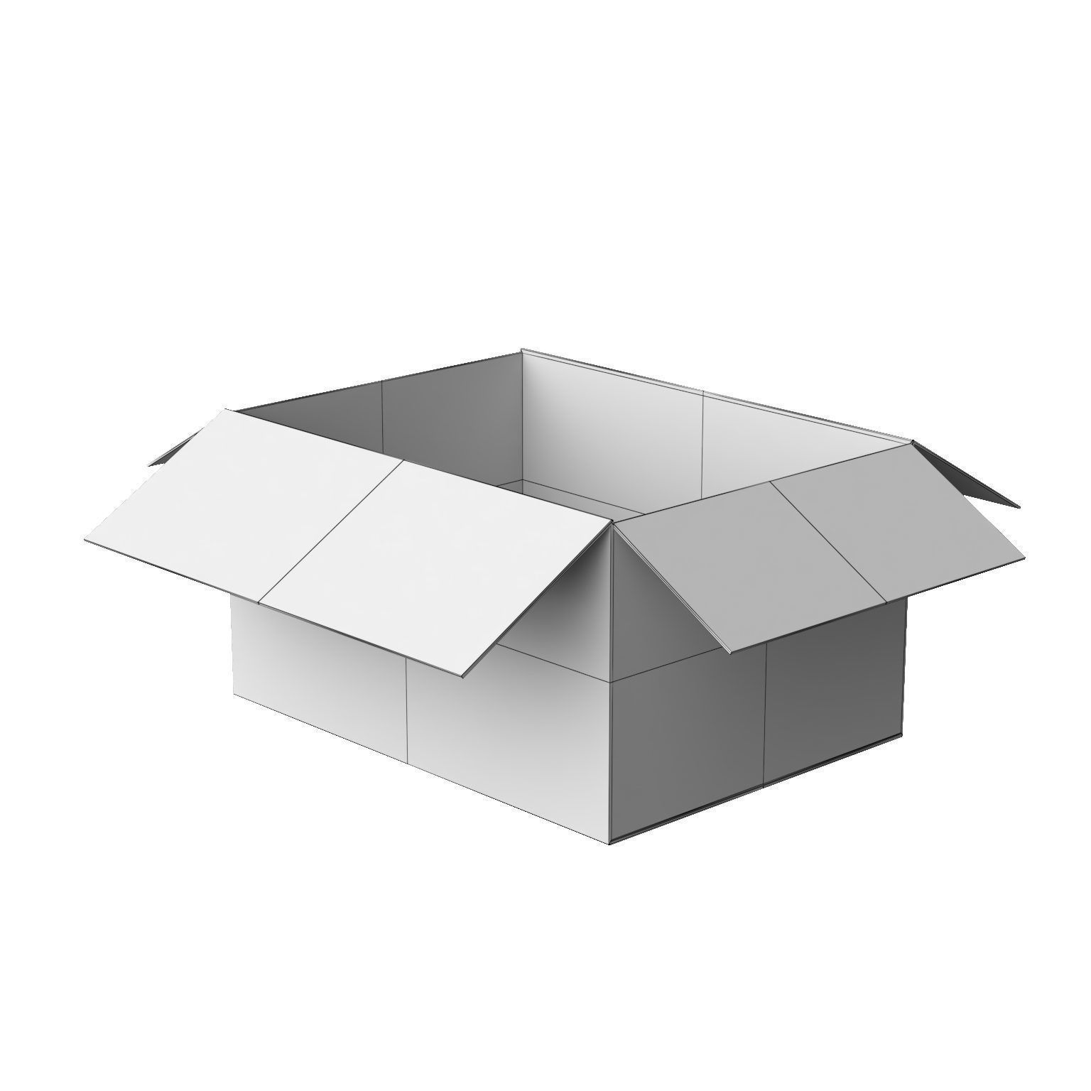 Amazon Box 2A PBR 10 Low-poly 3D model_23