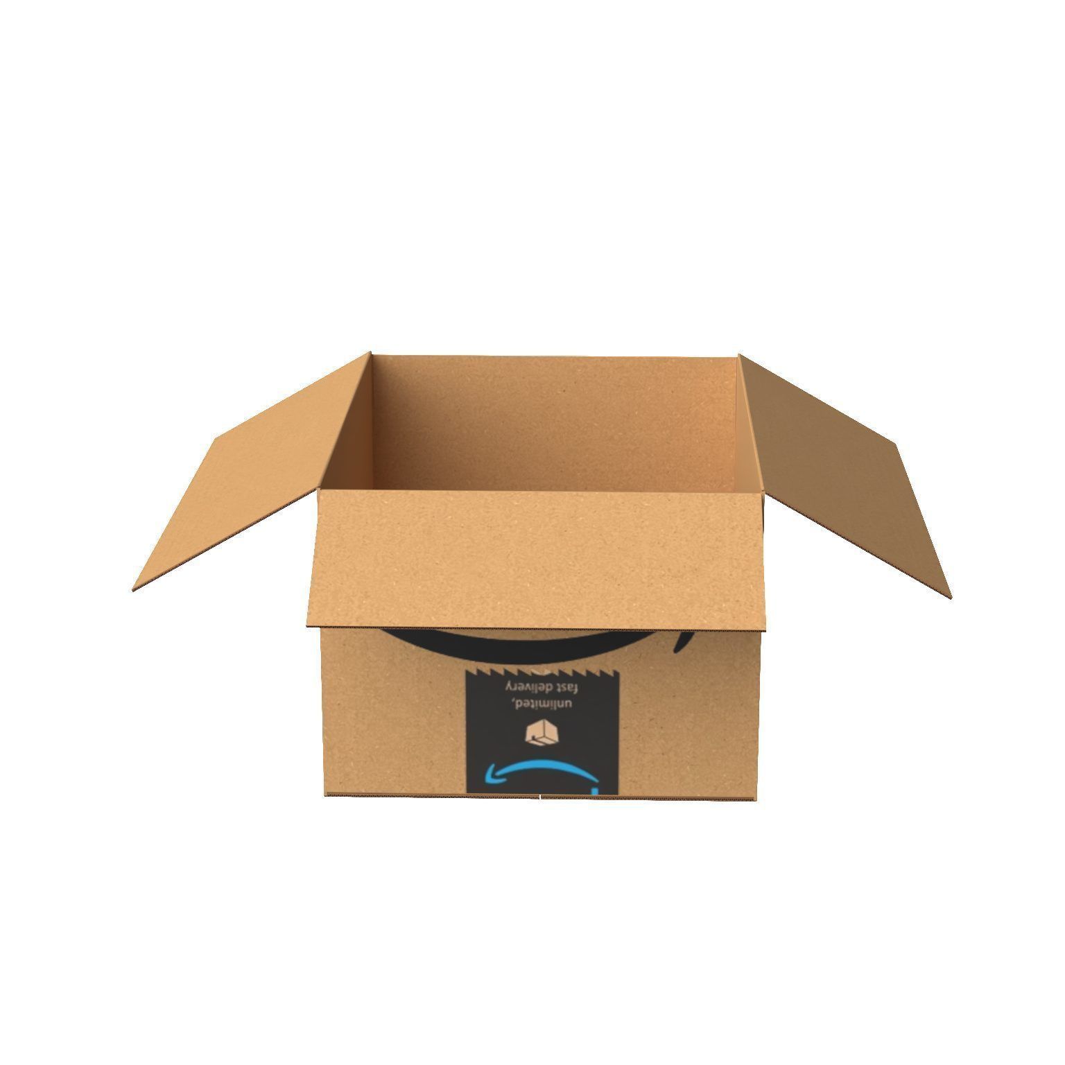 Amazon Box 2A PBR 10 Low-poly 3D model_10